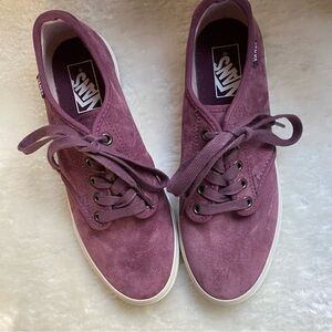Vans purple suede sneaker SIZE 8